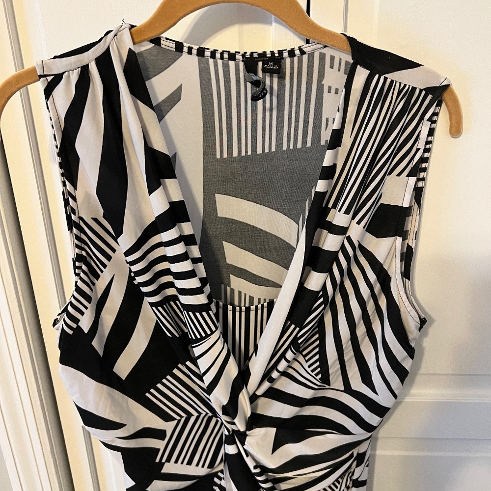 Black & White Blouse